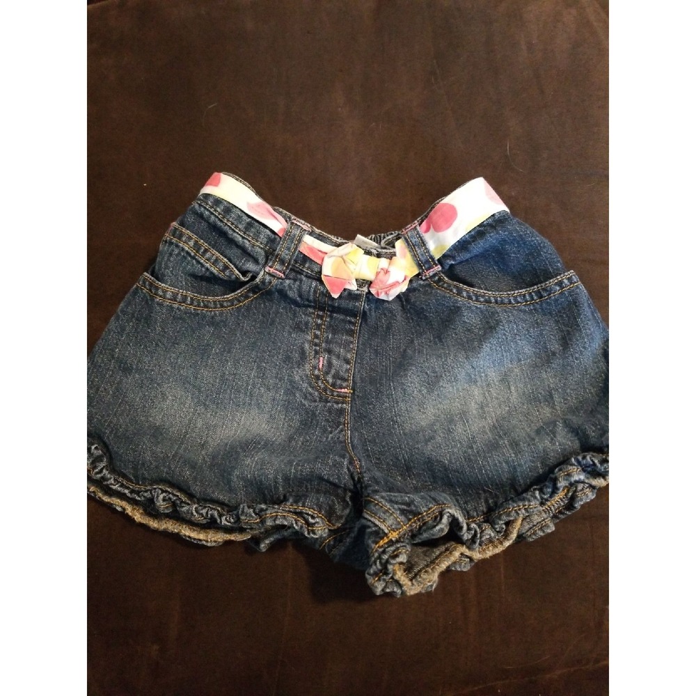 Gymboree jean shorts 5t social butterfly